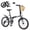 Black, variant on 20 Inch Folding Bike for Adults with Basket, Phone Holder & Fenders, 6 Speed Folding City Commuter Bike for Men and Women, Steel Frame Compact Foldable Bicycle, Dual V-Brake Portable Bike for Urban