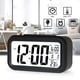 thumbnail image 4 of Mesa despertador reloj digital Dormitorio Sensor de temperatura Termómetro Termómetro de retroiluminación Calendario Portátil Snooze Relojes Hogar Negro Speravity EL006195-05B, 4 of 7