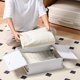 thumbnail image 1 of Bed Sheet Organizer Storage Box Foldable Linen Organizer For Duvet Covers Pillowcases Blankets Breathable Fabric Storage Bins For Bedroom Wardrobe, 1 of 6