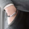 thumbnail image 4 of Personalized Family Name Bracelet for Men - Perfect Gift for Birthdays, Holidays, and More, 4 of 4