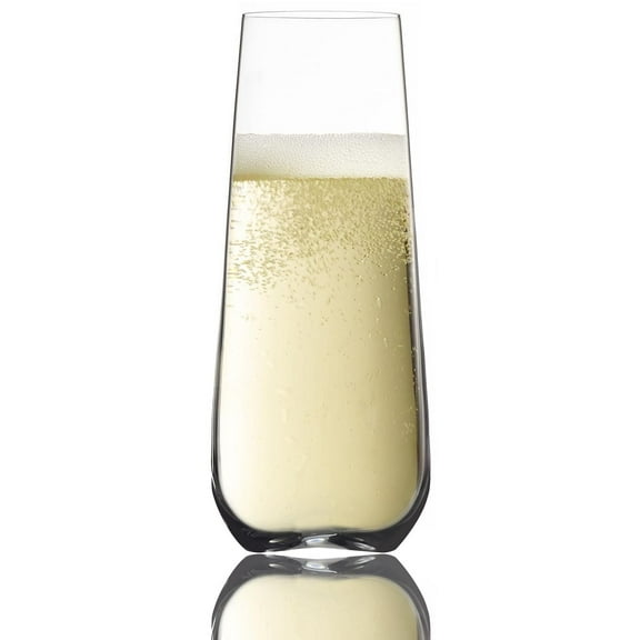 Trudeau Gala Flûtes à Champagne sans-pied, 226ml BTE/4,fabriqués en Europe, compatibles lave-vaisselle