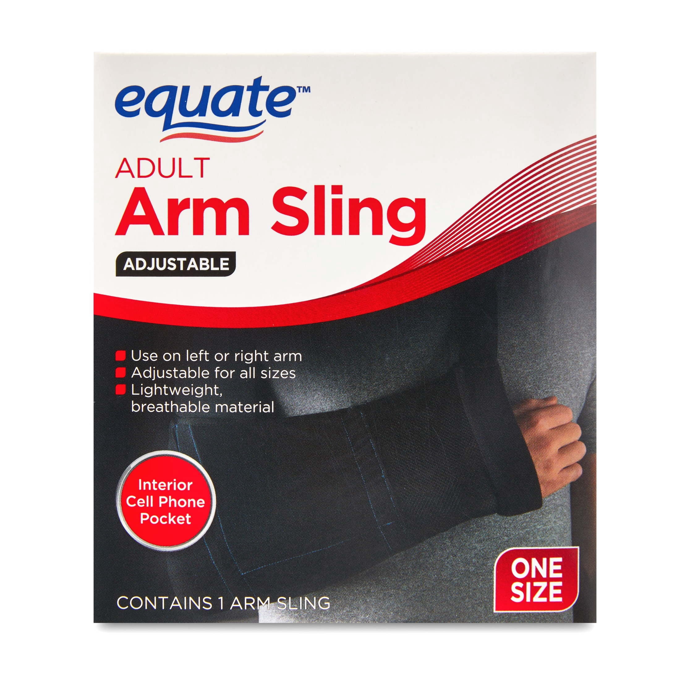(2 pack) Equate Adult Adjustable Arm Sling