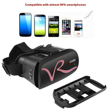 Comfortable IPD Adjustment USB Adjustable Head Band bluetoooth Touching Control Mobile Virtual Reality Glasses With Trackpad