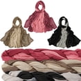 thumbnail image 4 of Chiffon Scarfs for Women Lightweight Ladies Scarves Soft Shawl Wrap Gradient Modal Hijab Head Scarf Shawl Wrap for Muslim Women, 4 of 7