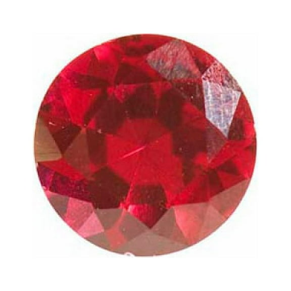 8mm Round Ruby Corundum - Pack of 1