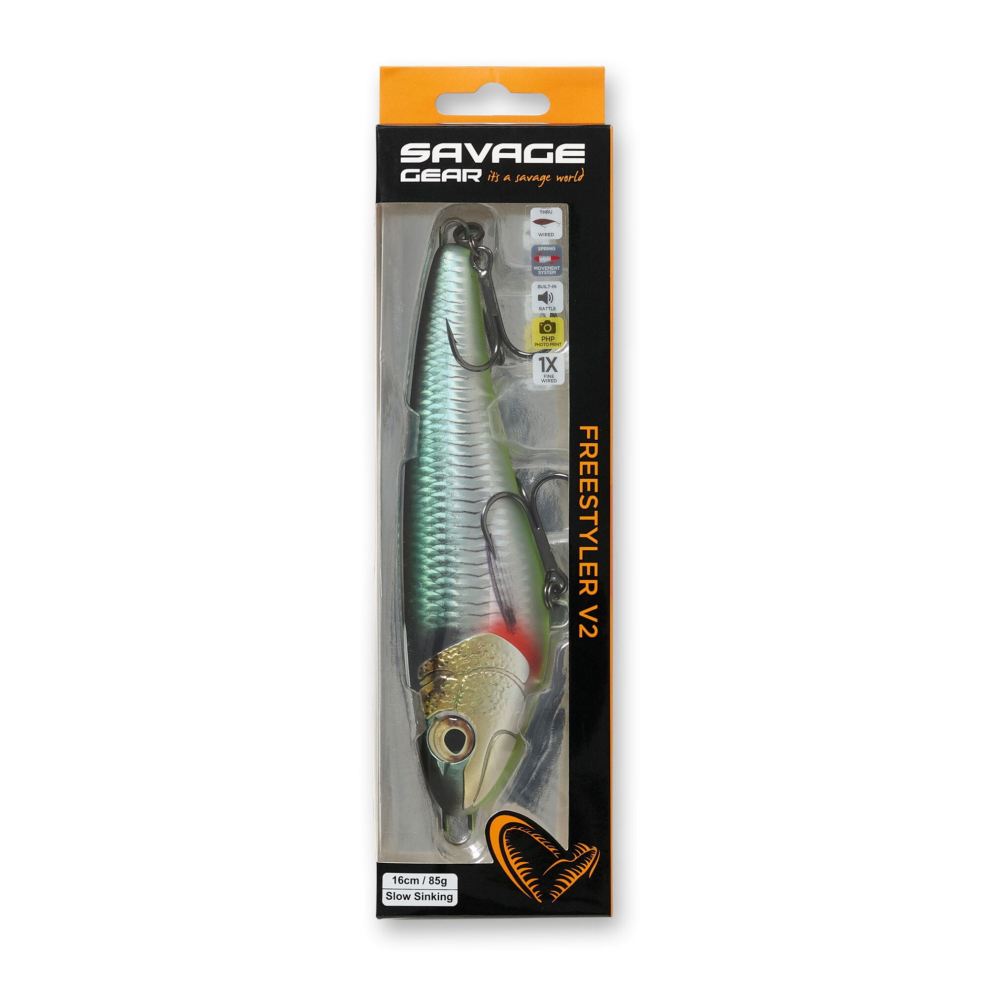 Savage Gear Freestyler V2 Hard Bait, 160mm, Green Silver