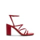 thumbnail image 2 of Sandalia DREAM PAIRS SDHS2428W Roja con Tiras y Tacón Cuadrado 8 cm, 2 of 7