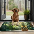 thumbnail image 3 of ONETECH Pineapple Pattern Front Door Mat Outdoor Entrance Floor Mat Rug for Home Entrance Outside Entry 19.68*39.37 in, 3 of 6