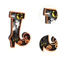 thumbnail image 4 of Decoración de madera para Halloween, decoración de Halloween, decoración de mesa, escultura, estatua para mesita de noche, restaurante, festival, Forma del zapato, 4 of 9