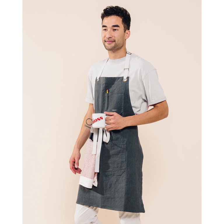 Qweryboo Funny Dad Grilling Aprons for Men, BBQ Grill King Chef Apron,  Kitchen Cooking Apron for Gifts(Grill 1)