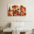 thumbnail image 2 of Elephant Stock Joyful Garden Wall Art - Horizontal Canvas Wall Art - Living Room Wall Decor - Floral And Botanical Canvas - Orange And Yellow Decor By Silvia Vassileva - 39" x 26", 2 of 8