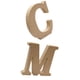 thumbnail image 1 of Letras De Decorativas Colgantes Arte De Decoración De Herramienta Sunnimix Placa del alfabeto de madera, 1 of 8