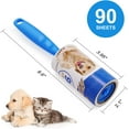 thumbnail image 2 of Lint Rollers for Pet Hair Extra Sticky Remover 900 Sheets Total Upgraded 5 Handles with 10 Refills Portable Travel Size for Couch Furniture Clothes Dog & Cat Hair Removal, 2 of 6