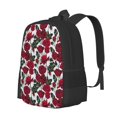 thumbnail image 2 of Vsdgher Rose Flowers Print Backpack for Women Men School Bookbag with Laptop Compartment for College Work Travel, Simple Fashion Casual Daypack, Fit 15" Laptop, 2 of 8