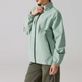 thumbnail image 4 of Vestes pour Femmes, Veste Douce de Printemps pour Hommes Coupe-Vent Extérieur Décontracté Randonnée Escalade, 4 of 6