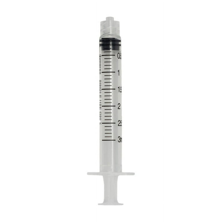 3ml 3cc Sterile Syringes with Luer Lock, 400 Syringes (No Needle)