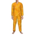 thumbnail image 3 of Sikiie Happy Halloween Mens Pajama Set, Soft Warm Long Sleeve Sleepwear, Cozy Button-Down Pjs for Men-Medium, 3 of 7