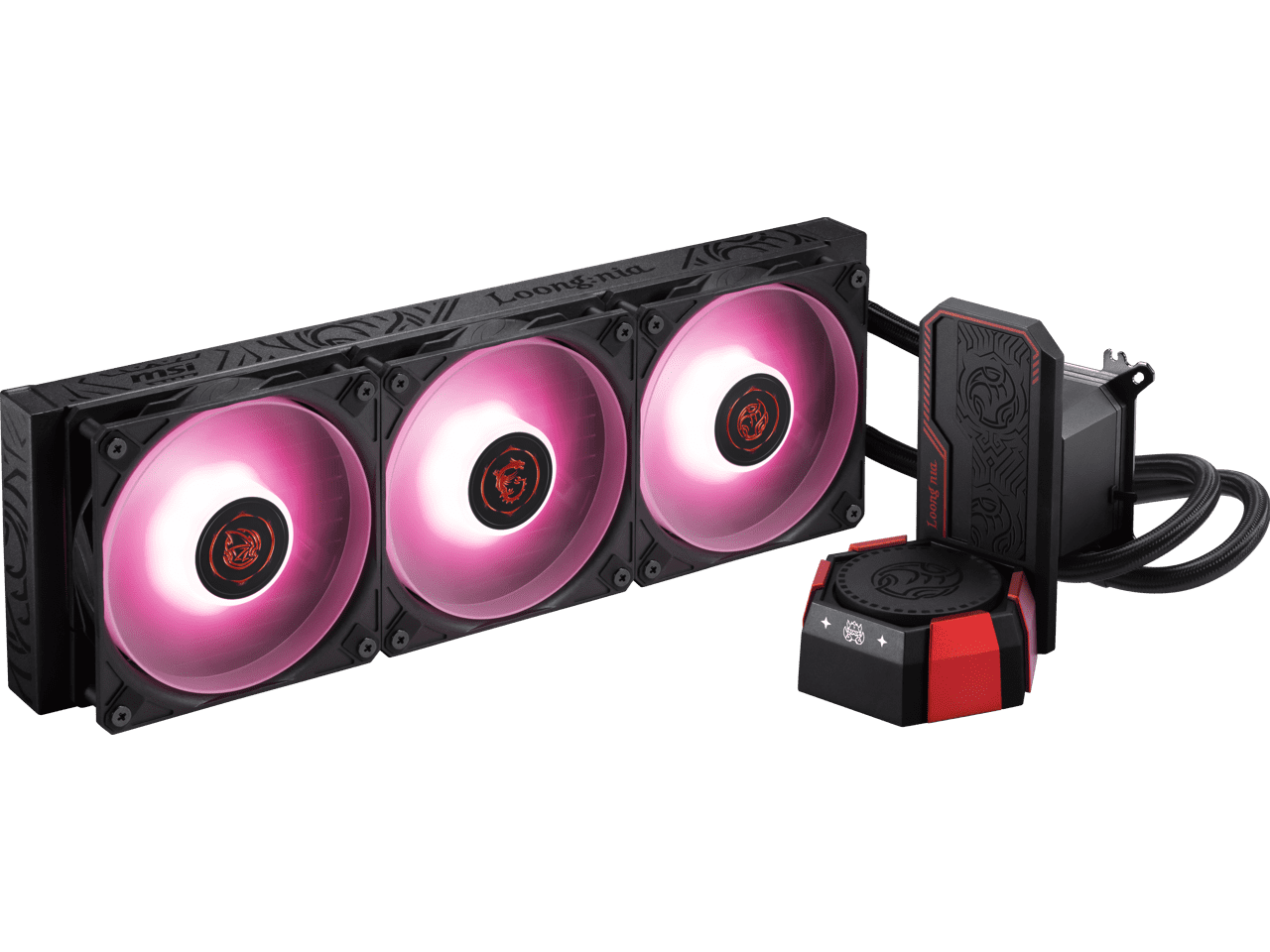 MSI CORELIQUID A17 MLG Edition - AIO ARGB CPU Liquid Cooler - 360mm Radiator - LGA 1851 and AM5 Ready - Triple 120mm ARGB PWM Fans - Uni Bracket - Exclusive MLG Figure