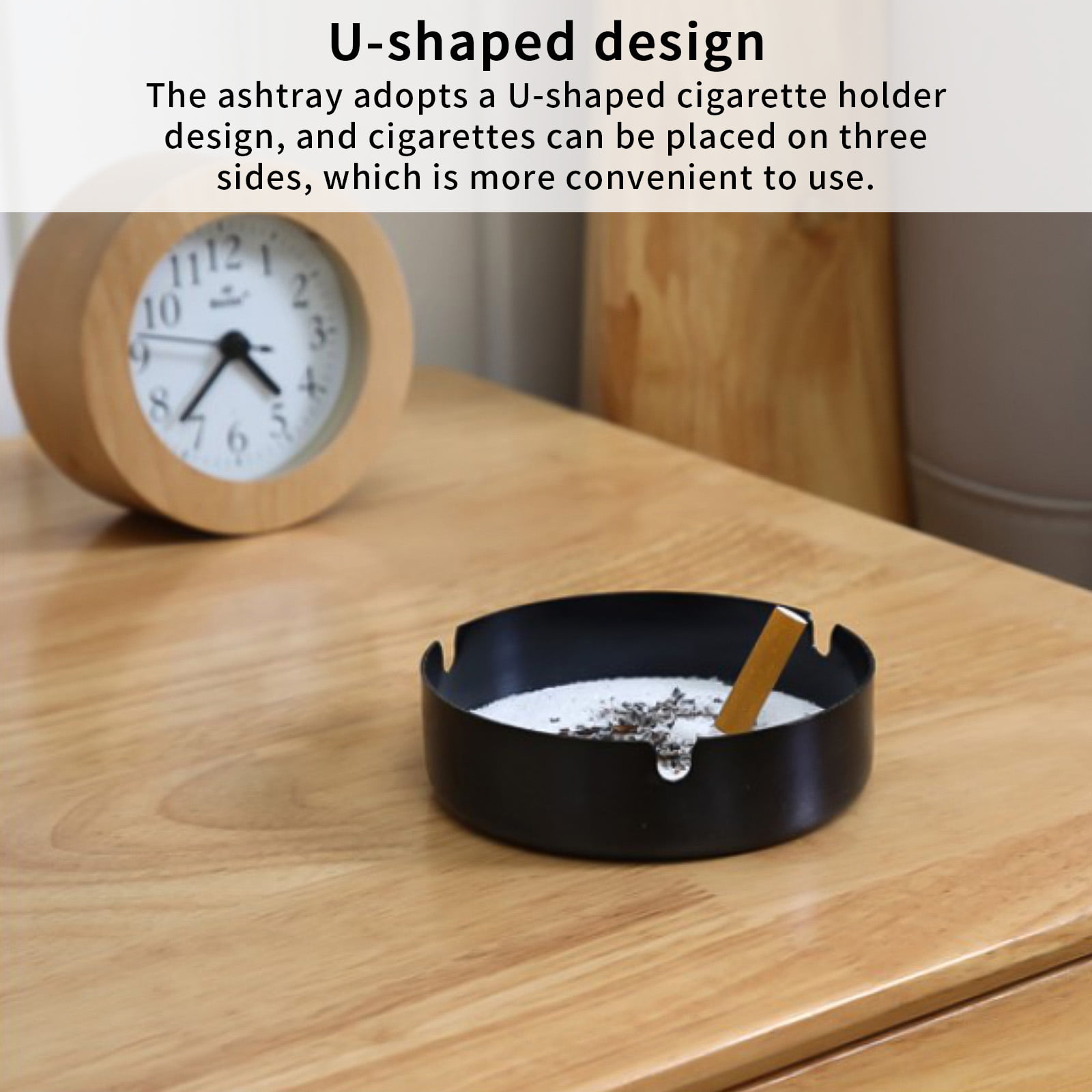 Hesroicy Wall Ashtray Wall-mounted Punch-free Removable Whale Tail Shape  Waterproof Keep Clean Stainless Steel Detachable Bathroom Ashtray Household  Stuff 
