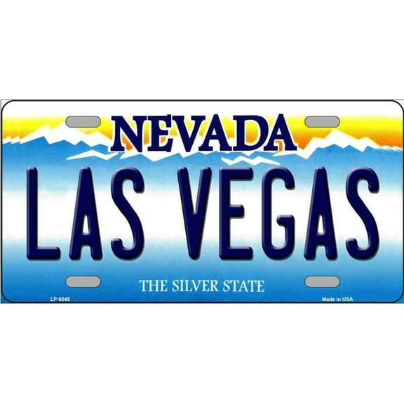 Las Vegas Nevada Novelty Metal License Plate LP-9545