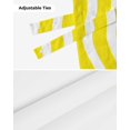 thumbnail image 7 of Fsddascl Yellow Moire Tie Up Valance Curtains for Windows, Kitchen Curtains Window Treatments, Water Ripple Stripe Farmhouse Short Window Shades Valances for Bedroom Bathroom Cafe 42"x18", 7 of 7