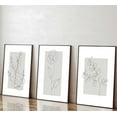 thumbnail image 3 of 3Pcs Neutral Botanical Print Canvas Wall Art Floral Simple Vintage Lines Living Room Wall Decor Pictures Beige Bohemian Farmhouse Poster Print Bedroom Office Home Decoration Unframed, 3 of 6