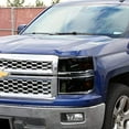 thumbnail image 2 of Factory Style Headlights Head Lamp Chrome Housing Smoke Lens Made For And Compatible With 2014 - 2015 Chevrolet Chevy Silverado 15 16, 2 of 8