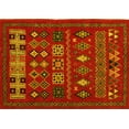 thumbnail image 1 of Ahgly Company Machine Washable Indoor Rectangle Southwestern Yellow Country Area Rugs, 2' x 5', 1 of 4