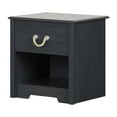 thumbnail image 2 of South Shore Aviron 1-Drawer Nightstand - End Table with Storage for Child, in Blueberry, 2 of 12