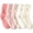MIX-Pink, variant on Dalrosia Women's Bow Fuzzy Socks Winter Soft Slipper Socks Coquette Stuff Fluffy Thick Spa Home Sleeping