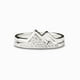 thumbnail image 1 of Anillo de plata esterlina S925 con diamantes en fila, anillo de personalidad simple a la moda, anillo de cola de circón para mujer, joyería, 1 of 4
