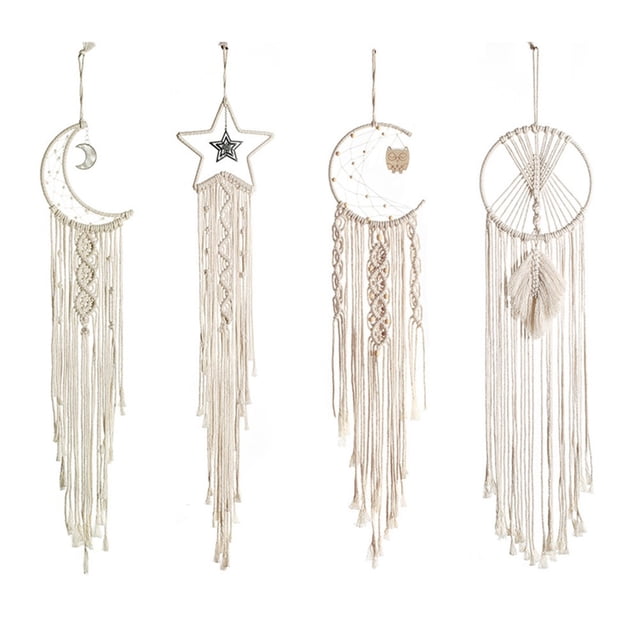 Árbol de la vida bohemio grande hecho a mano para colgar en la pared, bohemio para niñas, fiesta de boda, guardería, cafetería, hogar, dormitorio, decoración gitana