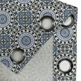 thumbnail image 5 of Ambesonne Orient Grommet Curtain, Mosaic Motifs, 50" x 63", Grey White Blue, 5 of 6