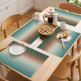 thumbnail image 5 of Green Brown Ombre Placemats Set of 8 Modern Gradient Abstract Art Place Mats Indoor Wipeable Table Mats Washable Cloth Dining Table Placemats for Kitchen Holiday Party Home Decor 13x19 Inch, 5 of 9