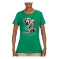 thumbnail image 2 of If It's Not a Weimaraner It's Just a Dog Gift | Womens Dog Lover Graphic T-Shirt, Kelly, Medium, 2 of 3