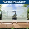 thumbnail image 2 of Riedhoff Metal Outdoor Panel Privacy Screen with Stand 70.9" x 46.06" x 15.74", White, 2 of 9