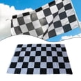 thumbnail image 4 of MYG 3x5FT Checkered Flag Black White Racing Race Car Speedway Outdoor Cheer, 4 of 8