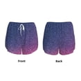 thumbnail image 5 of Lsque Violet Glitter Printed Women's Running Shorts with Liner Pockets,Elastic Quick Dry Workout Athletic Gym Yoga Shorts,Womens High Waist Shorts-X-Large, 5 of 9