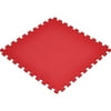Norsk 24 sq ft Interlocking Foam Floor Mat, 6-Pack, Red