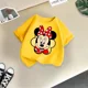 thumbnail image 4 of Bonita camiseta informal de Disney Minnie para niños, camiseta de moda urbana de verano para niñas, camiseta de cuello redondo para niños, camisetas deportivas para niños al aire libre, 4 of 4