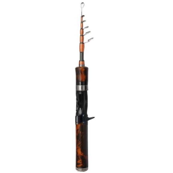 1 Pc Telescopic Makou Rod 1.5M Carbon Fiber Straight/Gun Handle Spinnings/Casting Ul Soft/Hard Tip Short Rod Fishing Parts