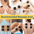 thumbnail image 5 of Electrodo autoadhesivo, 20 almohadillas de repuesto para unidad TENS de 5 x 5 cm, almohadillas para masajeador muscular, almohadillas TENS para electroterapia, 5 of 5