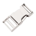 thumbnail image 2 of Youkk Metal Bag Webbing Belt Buckle Clip Clasp Stylish and Sturdy Silver Inner diameter 19mm 1Set, 2 of 6