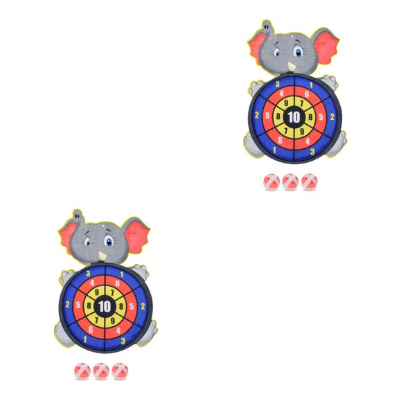 Eigraketly 1 Juego de objetivos colgantes, dispositivo de seguridad de regalo para niños, tablas de tiro educativas tempranas, juguetes deportivos de No.2 2piezas Eigraketly CBP230658