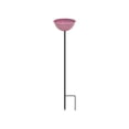 thumbnail image 2 of Metal Flower Garden Stake Bird Bath, Artificial Alloy Outdoor Yard Art Bird Feeder Bowl, Pollinator Watering Station for Butterflies, 1.96" x 3.54" x 25.78", KTFgvq, 2 of 6