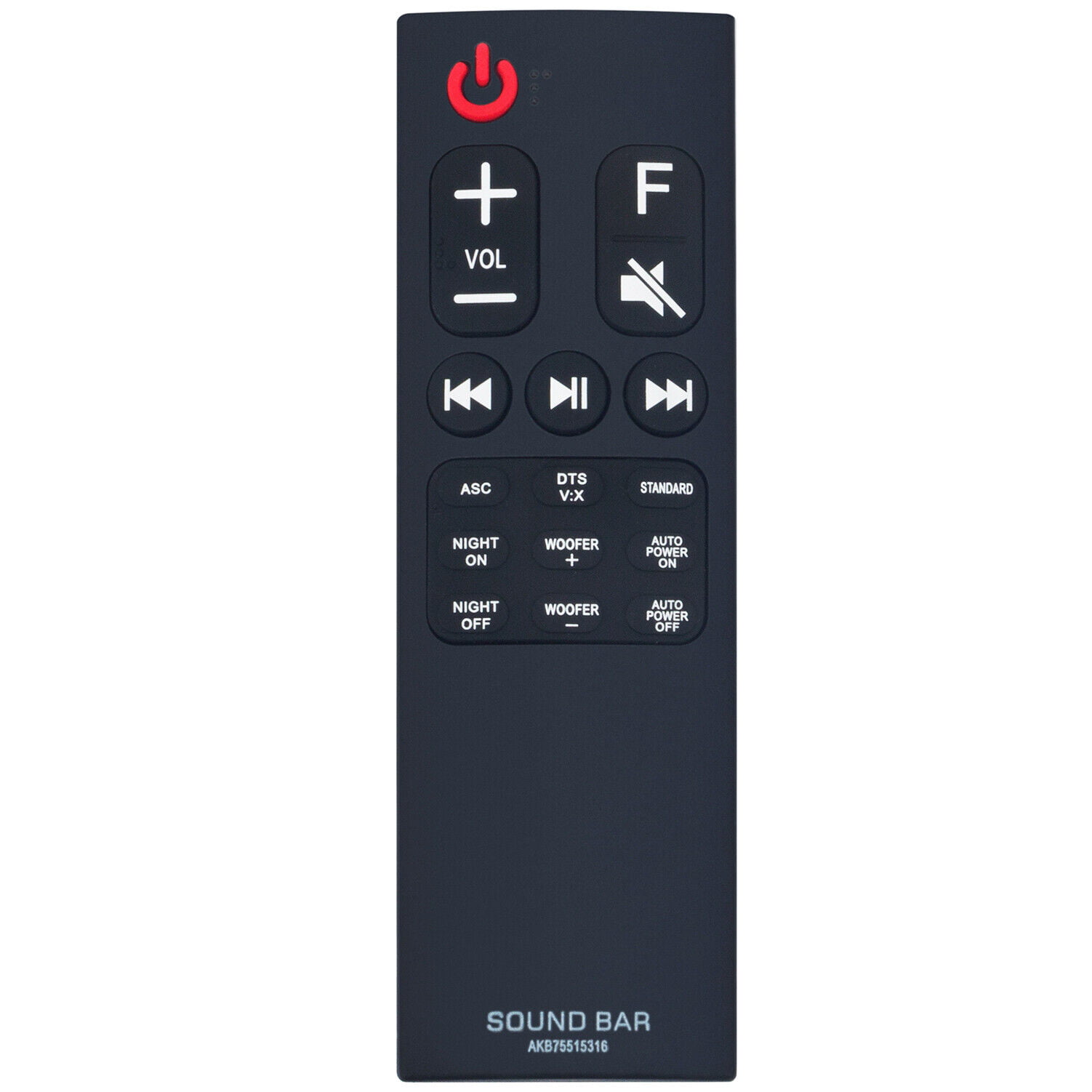 jeg er enig Wrap Opmuntring AKB75515316 Replace Remote Control for LG Sound Bar System SK5 SK5Y Soundbar  - Walmart.com