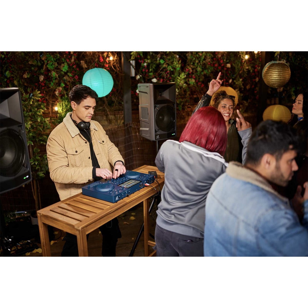AlphaTheta OMNIS-DUO All-in-One Portable DJ System with Alto Bluetooth Total MKII Audio Adapter Package