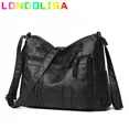 thumbnail image 2 of Bolsos y carteras casuales de mujer de alta calidad, bolsos cruzados de hombro de diseñador retro 2024, bolso femenino de cuero PU suave, 2 of 5