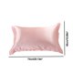 thumbnail image 3 of Funda de almohada reversible de seda para cabello y piel | 70 % seda, 30 % fibras recicladas | Funda de almohada de satén refrescante | 73 x 48 cm | 1 unidad en plata, oro rosa, beige, azul cielo,, 3 of 6