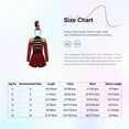 thumbnail image 7 of SiiRoh Girls Circus Ringmaster Jumpsuit Sequins Tassels Tutu Skirt Leotard with Hats for Stage Party Blue 14, 7 of 7
